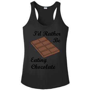 Chocolate Lover Cocoa Eating Chocolate Gift Ladies PosiCharge Competitor Racerback Tank