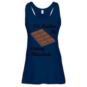 Chocolate Lover Cocoa Eating Chocolate Gift Ladies Essential Flowy Tank