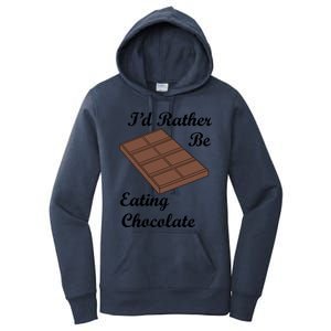 Chocolate Lover Cocoa Eating Chocolate Gift Women's Pullover Hoodie