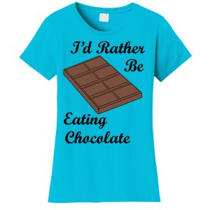 Chocolate Lover Cocoa Eating Chocolate Gift Women's T-Shirt