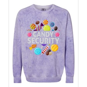 candy land costumes adult candy land candy security Colorblast Crewneck Sweatshirt