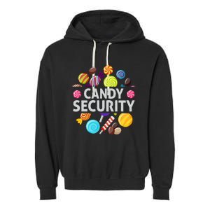 candy land costumes adult candy land candy security Garment-Dyed Fleece Hoodie