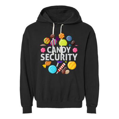 candy land costumes adult candy land candy security Garment-Dyed Fleece Hoodie