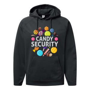 candy land costumes adult candy land candy security Performance Fleece Hoodie