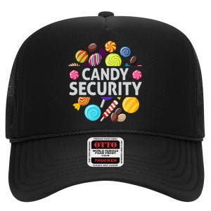 candy land costumes adult candy land candy security High Crown Mesh Back Trucker Hat