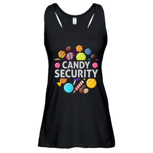 candy land costumes adult candy land candy security Ladies Essential Flowy Tank