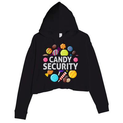 candy land costumes adult candy land candy security Crop Fleece Hoodie