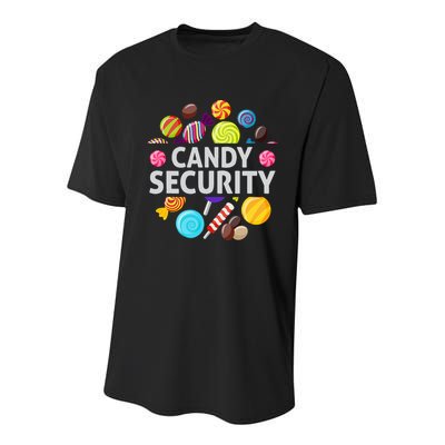 candy land costumes adult candy land candy security Youth Performance Sprint T-Shirt