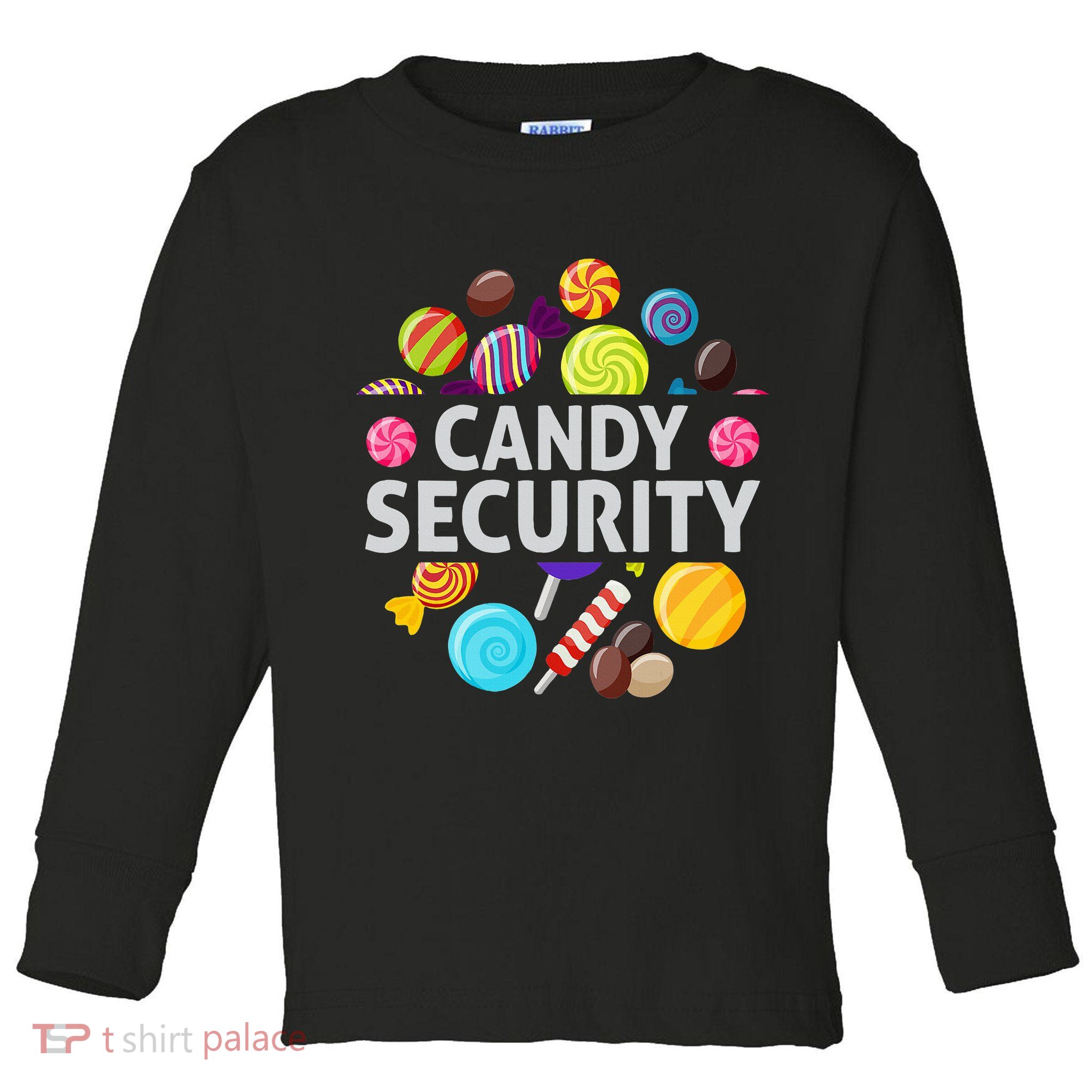 candy land costumes adult candy land candy security Toddler Long Sleeve Shirt