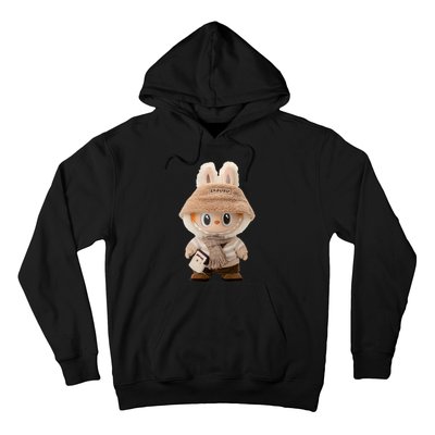 Cute Labubu Classic Pose Fun Labubu Lover Gifts Hoodie