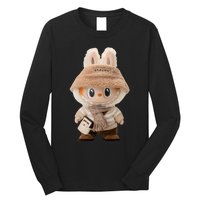 Cute Labubu Classic Pose Fun Labubu Lover Gifts Long Sleeve Shirt