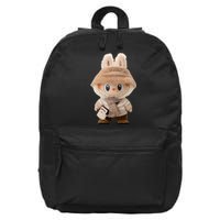 Cute Labubu Classic Pose Fun Labubu Lover Gifts 16 in Basic Backpack