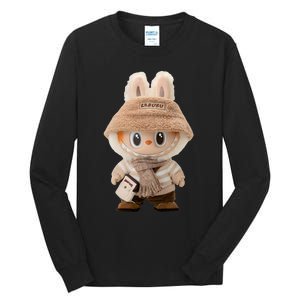 Cute Labubu Classic Pose Fun Labubu Lover Gifts Tall Long Sleeve T-Shirt