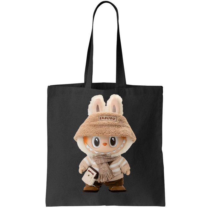 Cute Labubu Classic Pose Fun Labubu Lover Gifts Tote Bag