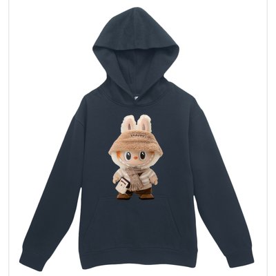 Cute Labubu Classic Pose Fun Labubu Lover Gifts Urban Pullover Hoodie