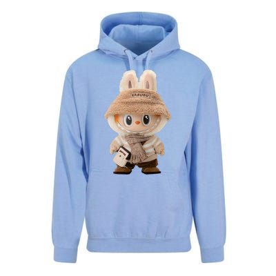 Cute Labubu Classic Pose Fun Labubu Lover Gifts Unisex Surf Hoodie