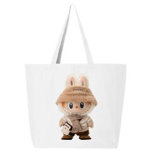 Cute Labubu Classic Pose Fun Labubu Lover Gifts 25L Jumbo Tote