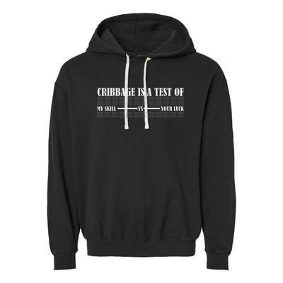 Cribbage Lover Cribbage Board Game Champion Cribbage Garment-Dyed Fleece Hoodie