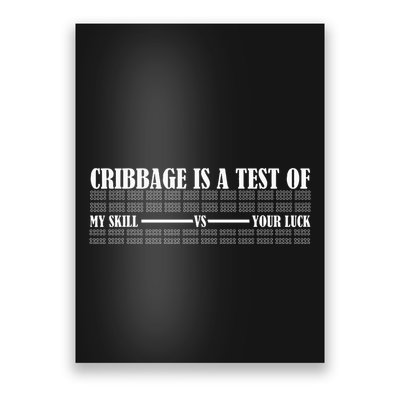 Cribbage Lover Cribbage Board Game Champion Cribbage Poster