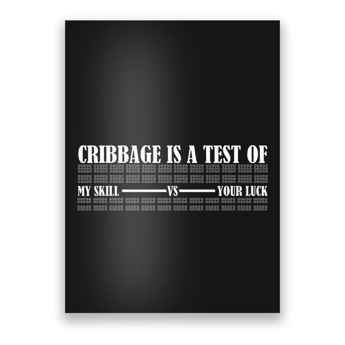 Cribbage Lover Cribbage Board Game Champion Cribbage Poster