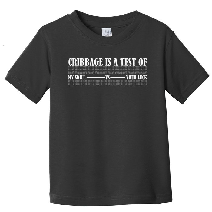 Cribbage Lover Cribbage Board Game Champion Cribbage Toddler T-Shirt