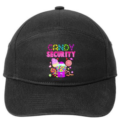 Candy Land Costume Women Candy Crew Funny Candy Security Gift 7-Panel Snapback Hat
