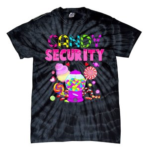 Candy Land Costume Women Candy Crew Funny Candy Security Gift Tie-Dye T-Shirt