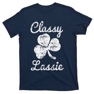 Classy Lassie Cute Womens St Patricks Day T-Shirt