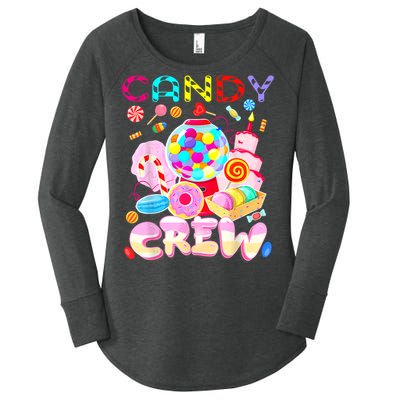 Candy Land Candy Crew Party Halloween Costumes Women's Perfect Tri Tunic Long Sleeve Shirt