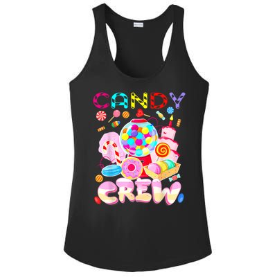 Candy Land Candy Crew Party Halloween Costumes Ladies PosiCharge Competitor Racerback Tank