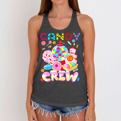 Candy Land Candy Crew Party Halloween Costumes Women's Knotted Racerback Tank