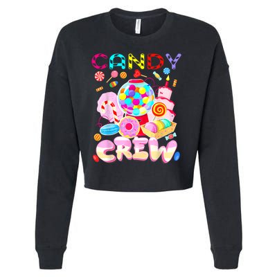 Candy Land Candy Crew Party Halloween Costumes Cropped Pullover Crew