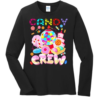 Candy Land Candy Crew Party Halloween Costumes Ladies Long Sleeve Shirt