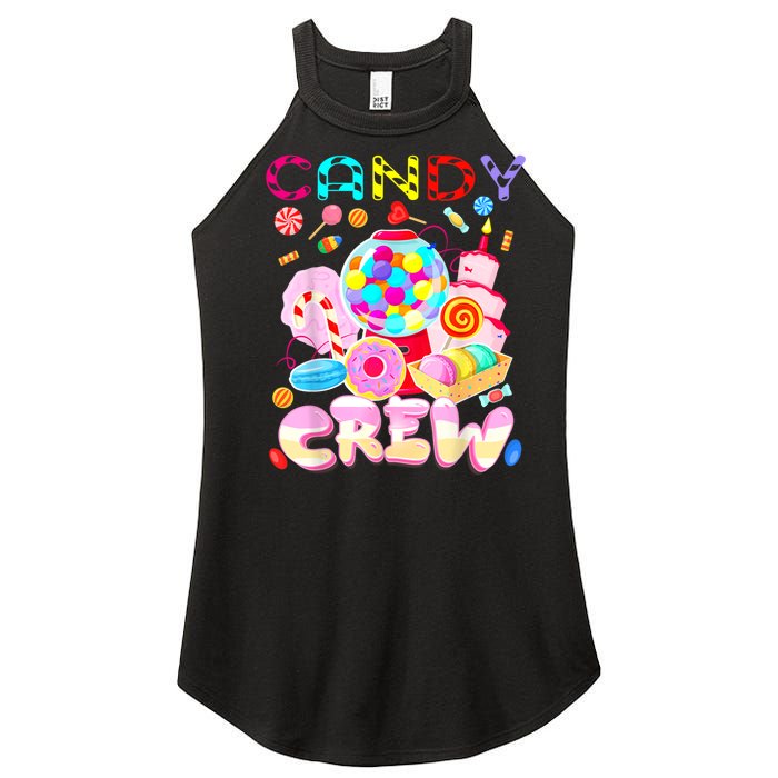 Candy Land Candy Crew Party Halloween Costumes Women's Perfect Tri Rocker Tank