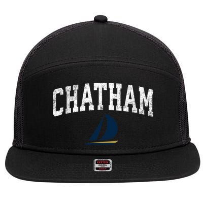 Chatham Logo 7 Panel Mesh Trucker Snapback Hat