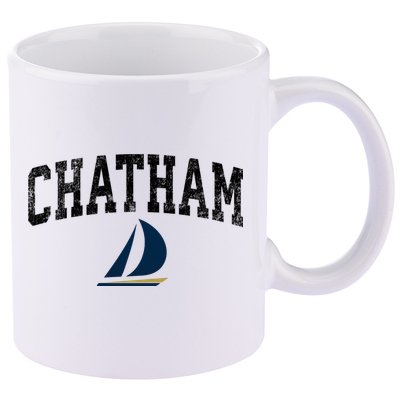 Chatham Logo 11oz C Handle Ceramic Mug
