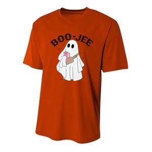 Coffee Lovers Cute Ghost Halloween Costume Boujee Boojee Cool Gift Youth Performance Sprint T-Shirt