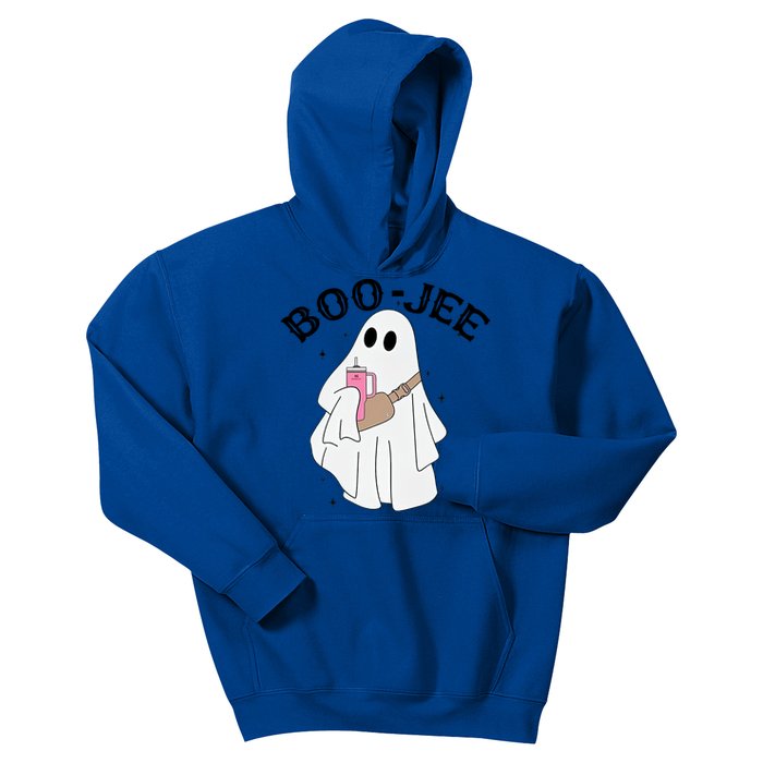 Coffee Lovers Cute Ghost Halloween Costume Boujee Boojee Cool Gift Kids Hoodie