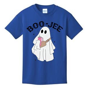 Coffee Lovers Cute Ghost Halloween Costume Boujee Boojee Cool Gift Kids T-Shirt