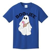 Coffee Lovers Cute Ghost Halloween Costume Boujee Boojee Cool Gift Kids T-Shirt