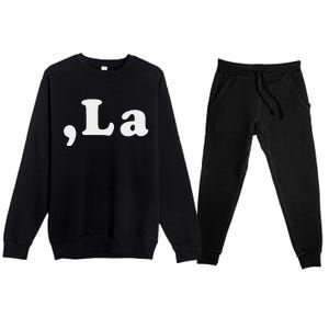 Comma La Premium Crewneck Sweatsuit Set