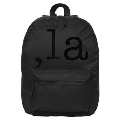 Comma La 16 in Basic Backpack