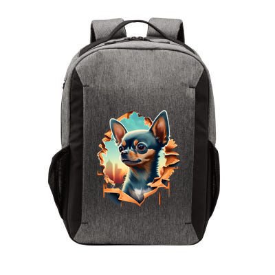 Chihuahua Lover Cute Puppy Peeking Through Cloth Deer Head Gift Vector Backpack