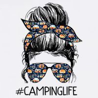 Camping Life Camping Lover Girl Outside Hoodie