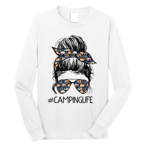 Camping Life Camping Lover Girl Outside Long Sleeve Shirt