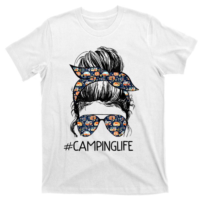 Camping Life Camping Lover Girl Outside T-Shirt