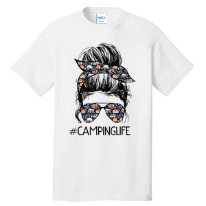 Camping Life Camping Lover Girl Outside Tall T-Shirt