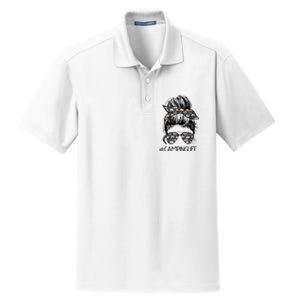 Camping Life Camping Lover Girl Outside Dry Zone Grid Polo