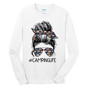 Camping Life Camping Lover Girl Outside Tall Long Sleeve T-Shirt