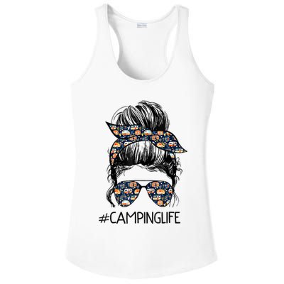 Camping Life Camping Lover Girl Outside Ladies PosiCharge Competitor Racerback Tank